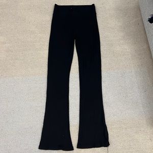 Rag and bone black knit pants